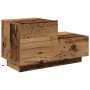 Armario de Noche con Luces LED Madera Antigua 100x36x49 cm de , Mesitas de noche - Ref: Foro24-863063, Precio: 81,84 €, Descu...