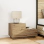 Costurero con luces LED Roble Artesanal 100x36x49 cm de , Mesitas de noche - Ref: Foro24-863064, Precio: 83,82 €, Descuento: %