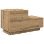 Costurero con luces LED Roble Artesanal 100x36x49 cm de , Mesitas de noche - Ref: Foro24-863064, Precio: 83,82 €, Descuento: %