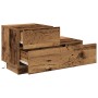 Armario de Noche con Luces LED Madera Antigua 100x36x49 cm de , Mesitas de noche - Ref: Foro24-863063, Precio: 81,84 €, Descu...