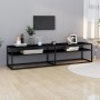 Mueble para TV vidrio templado negro 180x40x40,5 cm de vidaXL, Muebles TV - Ref: Foro24-331723, Precio: 131,97 €, Descuento: %