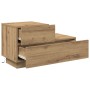 Costurero con luces LED Roble Artesanal 100x36x49 cm de , Mesitas de noche - Ref: Foro24-863064, Precio: 83,82 €, Descuento: %