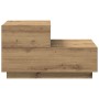 Costurero con luces LED Roble Artesanal 100x36x49 cm de , Mesitas de noche - Ref: Foro24-863064, Precio: 83,82 €, Descuento: %