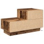 Armario de Noche con Luces LED Madera Antigua 100x36x49 cm de , Mesitas de noche - Ref: Foro24-863063, Precio: 81,84 €, Descu...