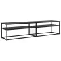 Schwarzer TV-Schrank aus gehärtetem Glas, 180 x 40 x 40,5 cm von vidaXL, TV-Möbel - Ref: Foro24-331723, Preis: 131,99 €, Raba...