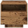 Cabinet de Noche con Luces LED Madera Vieja 40x39x37 cm de , Mesitas de noche - Ref: Foro24-863066, Precio: 61,18 €, Descuent...
