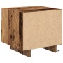 Cabinet de Noche con Luces LED Madera Vieja 40x39x37 cm de , Mesitas de noche - Ref: Foro24-863066, Precio: 61,18 €, Descuent...