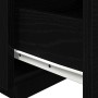 Armarios de Noche con Luces LED 2 pcs Negro Roble 40x39x37 cm de , Mesitas de noche - Ref: Foro24-863071, Precio: 114,19 €, D...