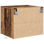 Mesas de Noche con Luces LED 2 pcs Montadas en la Pared Madera Vieja de , Mesitas de noche - Ref: Foro24-863073, Precio: 116,...