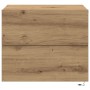 Cabinet de Noche con LED Montado en la Pared Roble Artesanal 50x39x41 cm de , Mesitas de noche - Ref: Foro24-863074, Precio: ...
