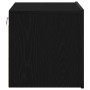 Cabinet de Noche con LED Montado en la Pared Roble Negro 50x39x41 cm de , Mesitas de noche - Ref: Foro24-863076, Precio: 68,9...