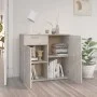 Concrete gray plywood sideboard 80x36x75 cm by vidaXL, Sideboards - Ref: Foro24-805774, Price: 85,91 €, Discount: %