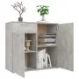 Concrete gray plywood sideboard 80x36x75 cm by vidaXL, Sideboards - Ref: Foro24-805774, Price: 85,91 €, Discount: %