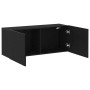 Gabinete de pared para TV Negro Roble 100x30x41 cm Madera engineered von , TV-Möbel - Ref: Foro24-863084, Preis: 69,30 €, Rab...