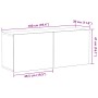 Gabinete de pared para TV Negro Roble 100x30x41 cm Madera engineered von , TV-Möbel - Ref: Foro24-863084, Preis: 69,30 €, Rab...