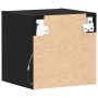 mueble para TV LED  Negro Roble 30x28,5x30 cm Madera reciclada | Foro24.es | Tu tienda online para hogar, jardín y más Foro24.es