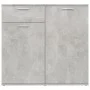 Betongraues Sperrholz-Sideboard 80x36x75 cm von vidaXL, Sideboards - Ref: Foro24-805774, Preis: 85,91 €, Rabatt: %
