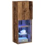 Gabinete de TV con luces LED Madera vieja 40,5x30x102 cm von , TV-Möbel - Ref: Foro24-863087, Preis: 69,87 €, Rabatt: -5%%