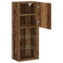 Gabinete de TV con luces LED Madera vieja 40,5x30x102 cm von , TV-Möbel - Ref: Foro24-863087, Preis: 69,87 €, Rabatt: -5%%