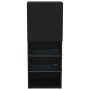 Gabinete de TV con luces LED Negro Roble 40,5x30x102 cm von , TV-Möbel - Ref: Foro24-863089, Preis: 73,74 €, Rabatt: -5%%