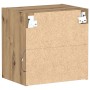 Estante Flotante  Roble Artesanal 40x28,5x40 cm Madera Ingeniería | Foro24.es | Tu tienda online para hogar, jardín y más Foro24.es
