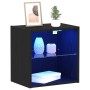 Estante Flotante Negro Roble 40x28,5x40 cm Madera Elaborada von , Schränke und Lagerung - Ref: Foro24-863094, Preis: 39,80 €,...