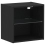Estante flotante 2 pcs Negro Roble 40x28,5x40 cm Madera Compensada von , Schränke und Lagerung - Ref: Foro24-863095, Preis: 6...