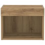 Gabinetes de Pared con Luces LED 2 pcs Roble Artesanal 40x30x30 cm von , TV-Möbel - Ref: Foro24-863101, Preis: 54,50 €, Rabat...