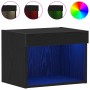 Armario de pared con luces LED Roble Negro 40x30x30 cm von , TV-Möbel - Ref: Foro24-863102, Preis: 38,39 €, Rabatt: -5%%