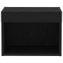 Gabinetes de pared con luces LED 2 pcs Roble Negro 40x30x30 cm de , Muebles TV - Ref: Foro24-863103, Precio: 57,60 €, Descuen...