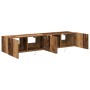 Muebles para TV  con luces LED 2 pcs Madera reciclada 80x35x31 cm | Foro24.es | Tu tienda online para hogar, jardín y más Foro24.es