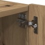 Mueble de TV  con luces LED Roble Artesanal 80x35x31 cm | Foro24.es | Tu tienda online para hogar, jardín y más Foro24.es