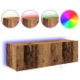 Cabinet de TV con luces LED Madera Vieja 100x35x31 cm von , TV-Möbel - Ref: Foro24-863110, Preis: 79,03 €, Rabatt: -5%%