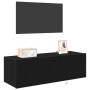 Cabinet de pared para TV con luces LED Negro Roble 100x35x31 cm von , TV-Möbel - Ref: Foro24-863112, Preis: 83,83 €, Rabatt: ...