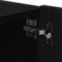 Cabinet de pared para TV con luces LED Negro Roble 100x35x31 cm von , TV-Möbel - Ref: Foro24-863112, Preis: 83,83 €, Rabatt: ...
