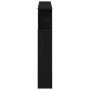 Cabecero de Almacenamiento con Luces LED Roble Negro 120x18,5x103,5 cm de , Cabeceros y pies de cama - Ref: Foro24-863114, Pr...