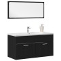 Set de Muebles de Baño de 2 Piezas en Madera Ingenierizada de Roble Negro von , Badezimmermöbel - Ref: Foro24-863138, Preis: ...