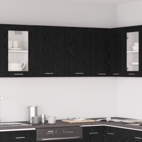 Armario colgante de roble negro - 80x31x60 cm - Hecho de madera elaborada by , Kitchen cabinets - Ref: Foro24-863144, Price: ...