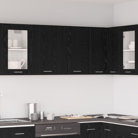 Armario colgante de roble negro  - 80x31x60 cm - Hecho de madera elaborada | Foro24.es | Tu tienda online para hogar, jardín y más Foro24.es