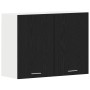 Armario colgante de roble negro  - 80x31x60 cm - Hecho de madera elaborada | Foro24.es | Tu tienda online para hogar, jardín y más Foro24.es