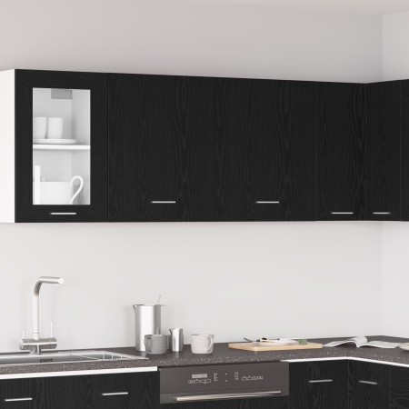 Gabinetes colgantes - 2 paquetes - Roble negro, 100x31x60 cm - Hecho de madera elaborada von , Küchenschränke - Ref: Foro24-8...