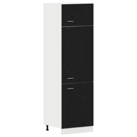 Gabinete para Frigorífico  en Roble Negro - 60x57x207 cm | Foro24.es | Tu tienda online para hogar, jardín y más Foro24.es