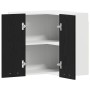 Gabinete de esquina colgante - Roble negro - 57x57x60 cm - Hecho de madera elaborada von , Küchenschränke - Ref: Foro24-86314...