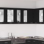 Gabinete de vidrio colgante en roble negro - 60x31x60 cm von , Küchenschränke - Ref: Foro24-863152, Preis: 60,48 €, Rabatt: %