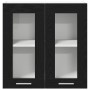 Gabinete de vidrio colgante en roble negro - 60x31x60 cm von , Küchenschränke - Ref: Foro24-863152, Preis: 60,48 €, Rabatt: %