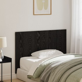 Cabecero de cama Negro Roble 120x1,5x80 cm Madera de ingeniería von , Kopf- und Fußteile - Ref: Foro24-863157, Preis: 47,34 €...