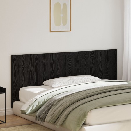Cabecera de Cama  Negro Roble 200x1,5x80 cm Madera Compuesta | Foro24.es | Tu tienda online para hogar, jardín y más Foro24.es