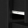 Aparador Negro de Roble 70x30x80 cm de Madera Ingenierizada y Acero de , Aparadores - Ref: Foro24-863159, Precio: 92,36 €, De...