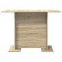 Mesa de Comedor Sonoma de Roble 110x60x75 cm de Madera Elaborada von , Küchen- und Esstische - Ref: Foro24-863162, Preis: 68,...
