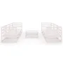 7-teiliges Gartenlounge-Set aus weißem massivem Kiefernholz von vidaXL, Gartensets - Ref: Foro24-3075335, Preis: 388,33 €, Ra...